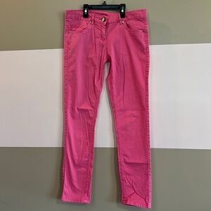 Up fashion Pink mid rise stretch jeans